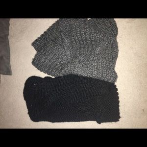 Set of 2 tube scarfs